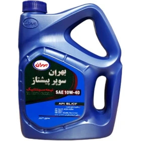 روغن موتور خودرو بهران مدل سوپر پیشتاز 10W40 SL حجم 4 لیتر