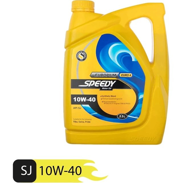 روغن موتور اسپیدی یوروپیوم 10w40 حجم ۳.۵ لیتری